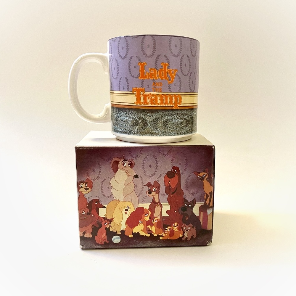 VTG Walt Disney’s Classic Lady and the Tramp Mug with Box
